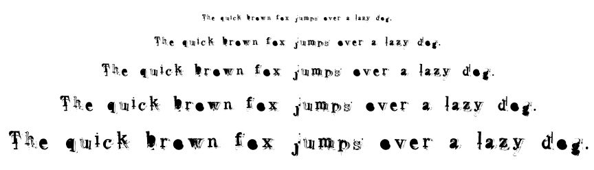 Overwork font