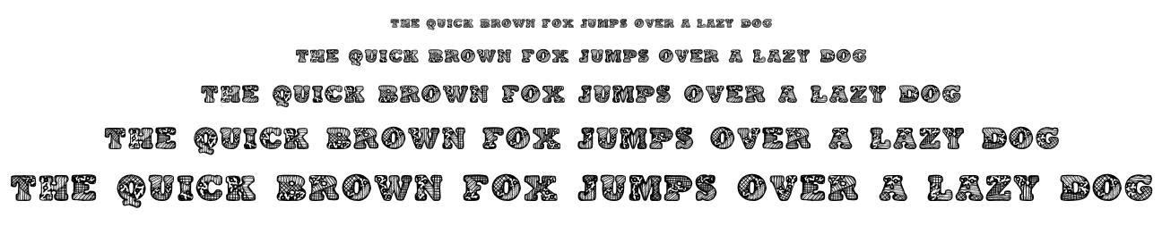 PatchworkAlphabet font