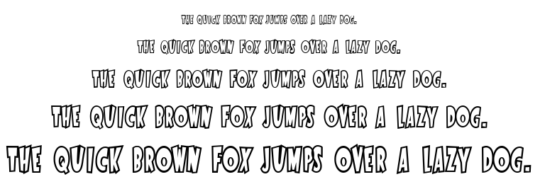 Startling font