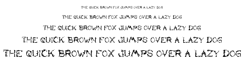 the lazy dog font