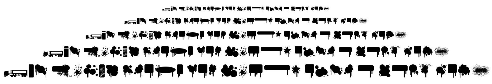 We Spray font