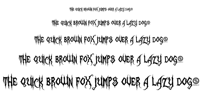 Zombie Holocaust font