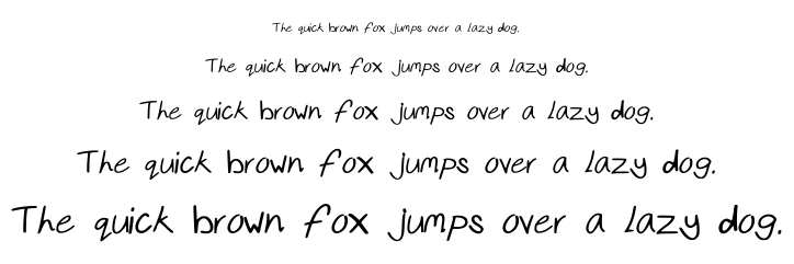 Kristens hand font