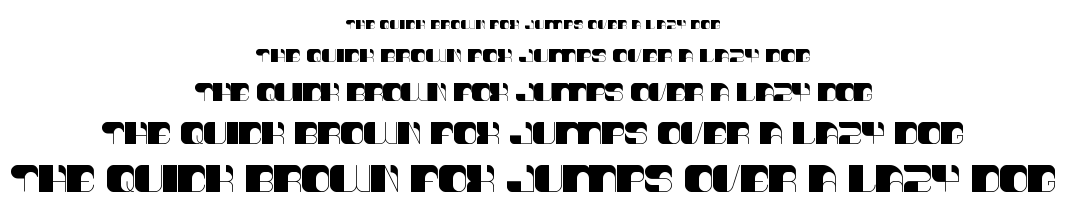 think techno font