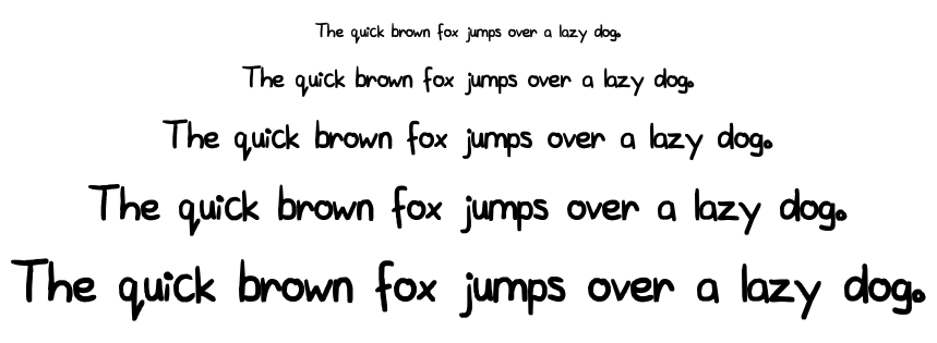A plainer font font