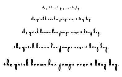 Bunny font
