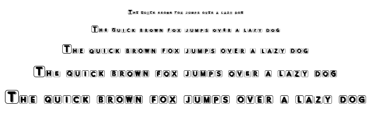 BlisteredFramed font