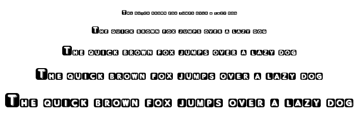 BlisteredReverse font