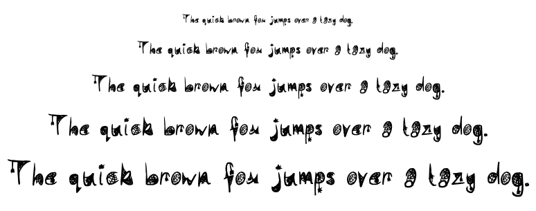 Cobwebbed font