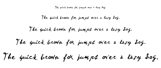 Dear Theo font