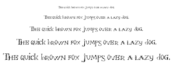 Font in a Red Suit font