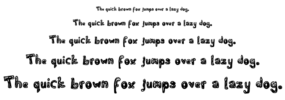 Fat Squiggles font