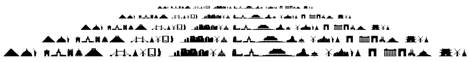 Human-Building font