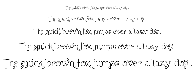 Lejana font