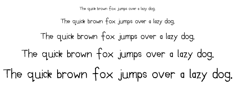 Made of Dots font