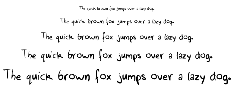 My awesomness handwriting font