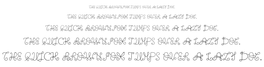 One Wild Line font