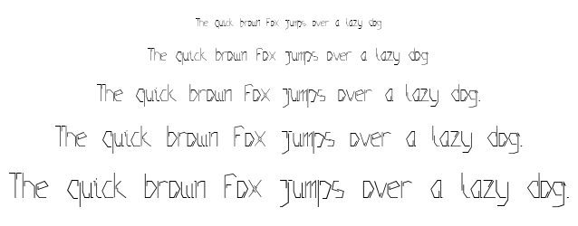 Positive font