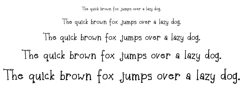 Rachel Rabbit’s Lawn font