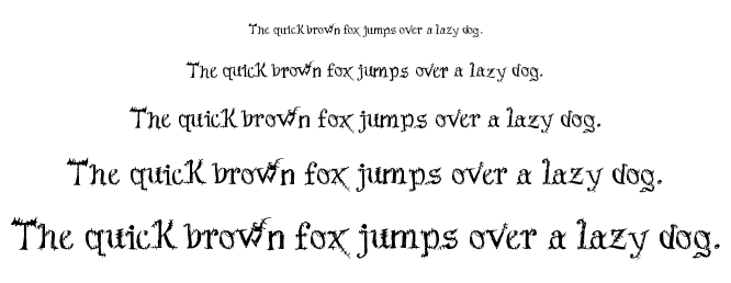 Scars Before Christmas font