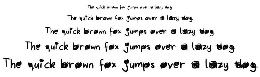 We dance to a different disco font