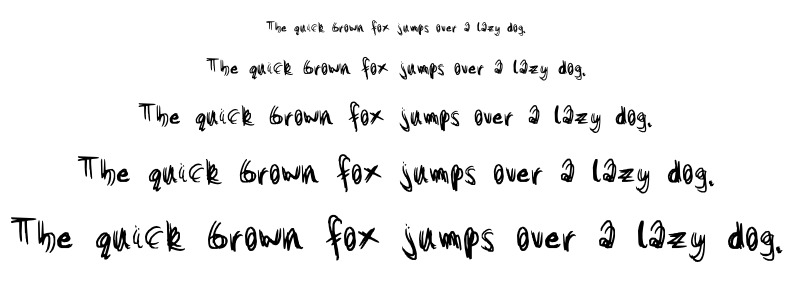Written Echo font