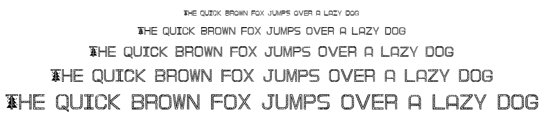 Xmas Tree II font