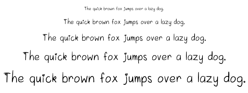 aishiteru~ font