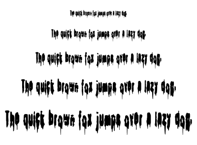 Bodybag font