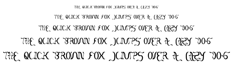flattered font