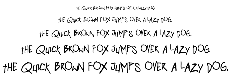 Hangover Monday font