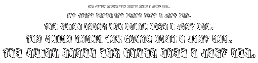 In The Flesh font