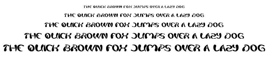 splashing font