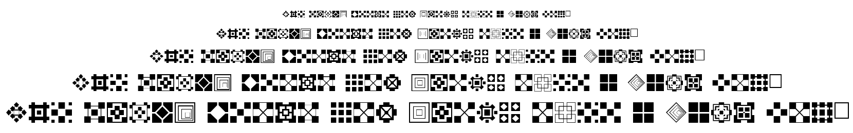 Square Things 2 font