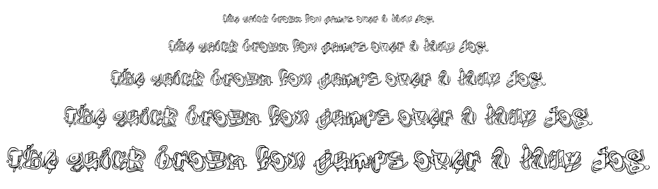 The Worms font