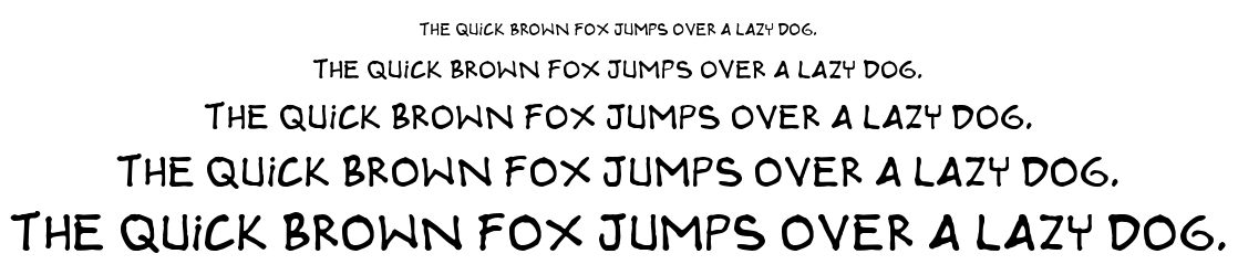 Webcomic Whore font