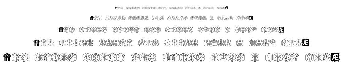 3D Let font