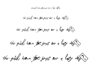 ExtraFine Script font