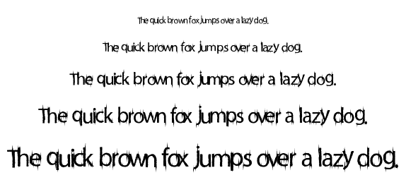 Frisky Vampire font