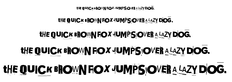 Kuusinollakahdeksan font