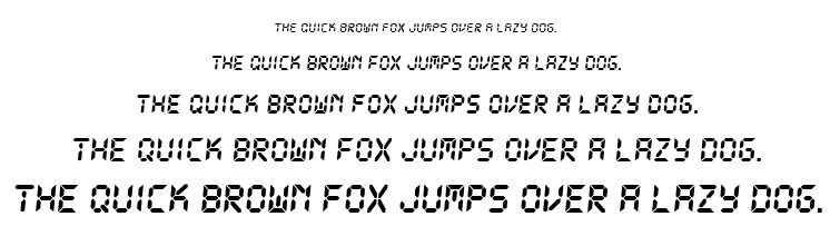 Let’s go Digital font