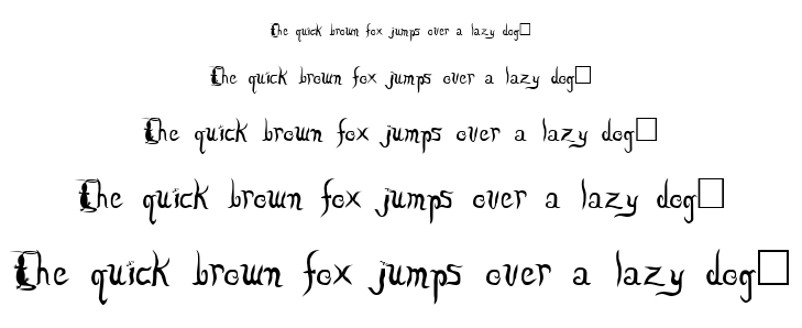 Lizzard font