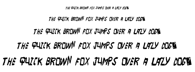 Major Scare font