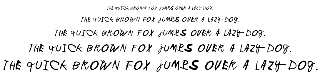 Minen oo kenguru font