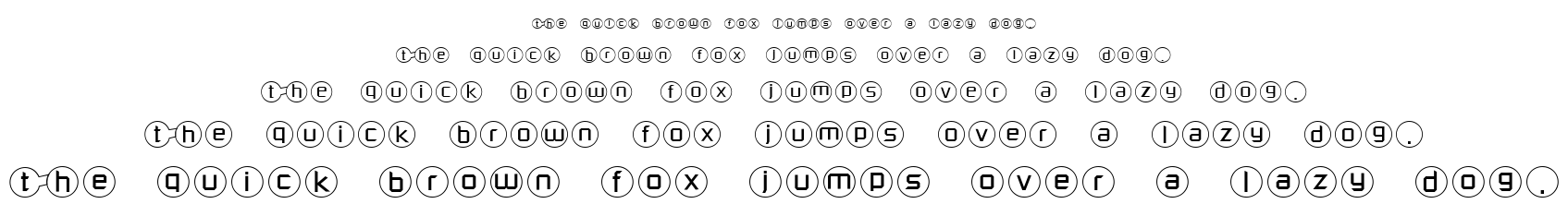 Molecular font