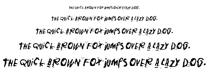 Nollapiste font