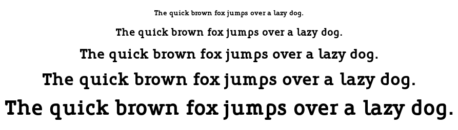 Oblik Serif Bold font