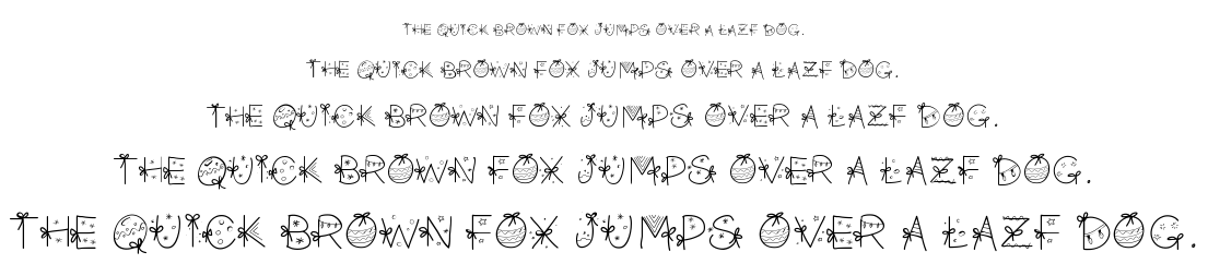 PW Christmas font
