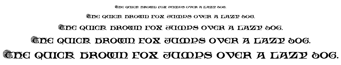 Spiral Initials font