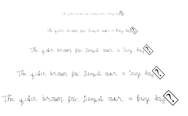 SingleLine font